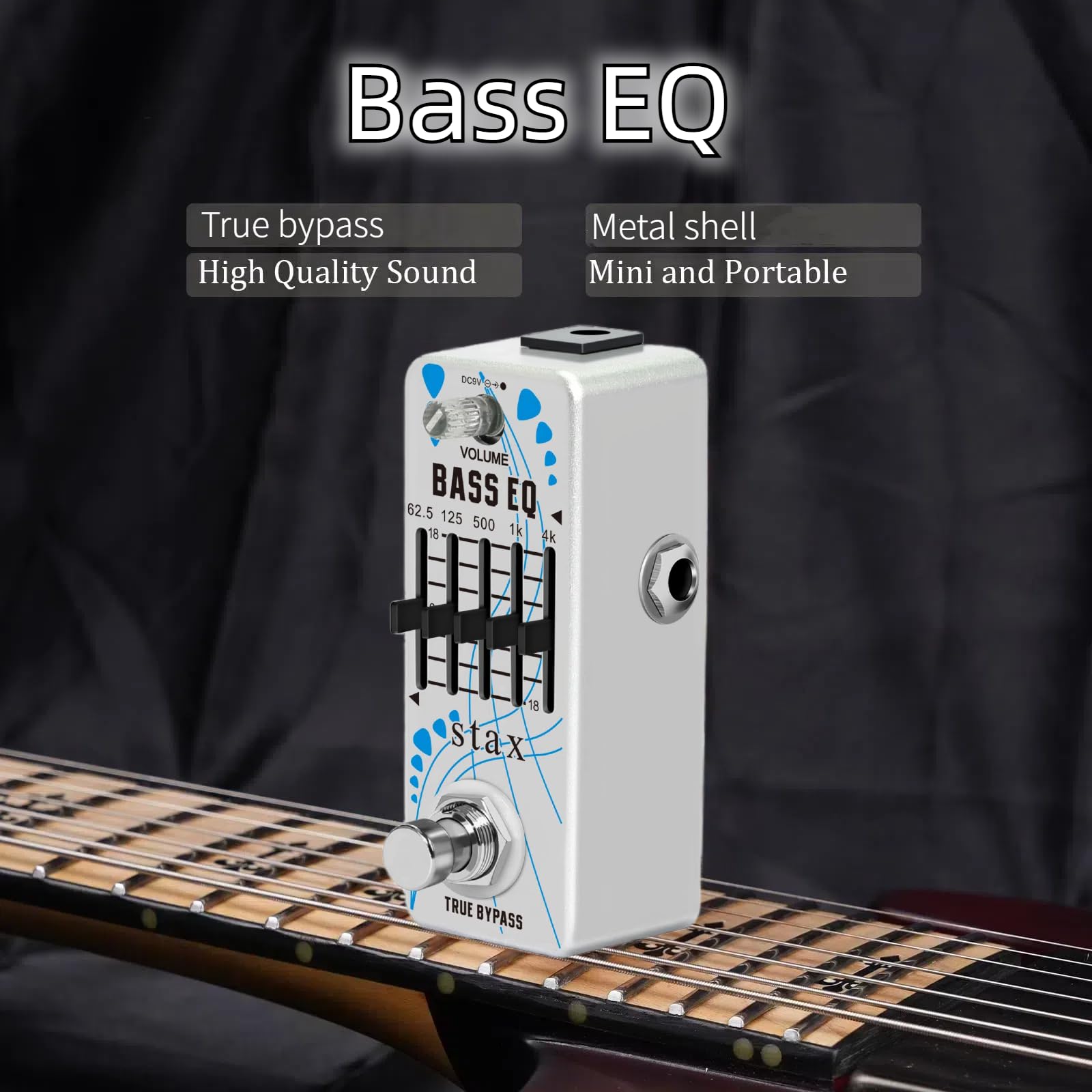 Amazon.com: Stax Equalizer Guitar Pedal Analog 5 Band Graphic EQ Amazon.com: Stax Equalizer Guitar Pedal Analog 5 Band Graphic EQ